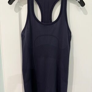 Lululemon Swiftly Tech Hip Lentj Tank, Navy Sz 6